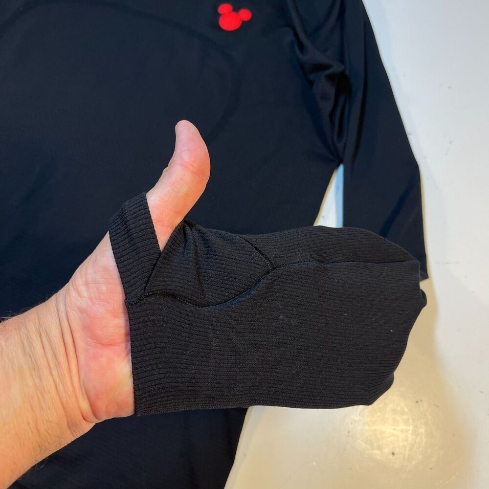 Lululemon x Disney Swifty Tech Long Sleeve Top Shirt Sz Womens 14 Black - Picture 5 of 8